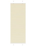 vidaXL Плисирана щора Cream 80x200 cm Ширина на плата 794 cm
