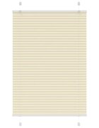 vidaXL Плисирана щора Cream 90x100 cm Ширина на плата 894 cm