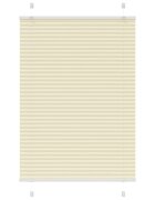 vidaXL Плисирана щора Cream 90x150 cm Ширина на плата 894 cm