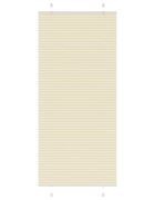 vidaXL Плисирана щора Кремава 85x200 cm Ширина на плата 844 cm
