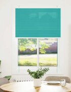 vidaXL Плисирана щора Petrol Green 100x150 cm Ширина на плата 994 cm