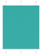 vidaXL Плисирана щора Petrol Green 105x150 cm Ширина на плата 1044 cm