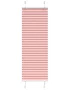 vidaXL Плисирана щора розова 40x150 см ширина на плата 394 см полиестер