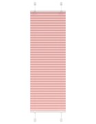 vidaXL Плисирана щора розова 45x150 см ширина на плата 444 см полиестер