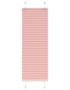 vidaXL Плисирана щора розова 50x100 см ширина на плата 494 см полиестер