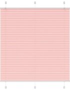 vidaXL Плисирана щора Розово 120x150 cm Ширина на плата 1194 cm
