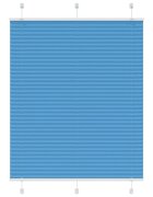 vidaXL Плисирана щора синя 110x150 см ширина на плата 1094 см полиестер