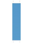 vidaXL Плисирана щора синя 45x200 см ширина на плата 444 см полиестер