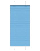 vidaXL Плисирана щора синя 65x100 см ширина на плата 644 см полиестер