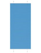 vidaXL Плисирана щора синя 95x200 см ширина на плата 944 см полиестер