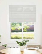 vidaXL Плисирана щора Светло сиво 100x150 cm Ширина на плата 994 cm