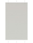 vidaXL Плисирана щора Светло сиво 120x200 cm Ширина на плата 1194 cm