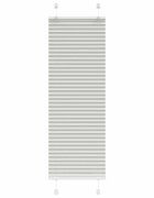 vidaXL Плисирана щора Светло сиво 40x150 cm Ширина на плата 394 cm