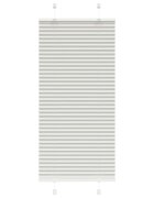 vidaXL Плисирана щора Светло сиво 60x100 cm Ширина на плата 594 cm