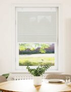 vidaXL Плисирана щора Светло сиво 75x150 cm Ширина на плата 744 cm