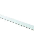 vidaXL Плоча за рафт прозрачно стъкло 100 x 12 см