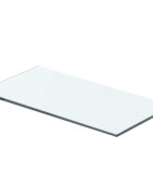vidaXL Плоча за рафт прозрачно стъкло 40 x 15 см