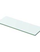 vidaXL Плоча за рафт прозрачно стъкло 50 x 12 см