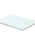 vidaXL Плоча за рафт прозрачно стъкло 50 x 30 см