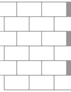 vidaXL Плочка метро 20 бр. Бяло сиво 30 x 30 cm Полиуретан и PET
