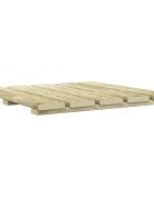 vidaXL Плочка за decking 24 бр. Зелено 50 x 50 cm