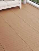 vidaXL Плочка за decking 6 бр. Кафяво 60 x 30 cm WPC
