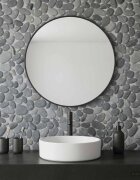 vidaXL Плочки от камъчета Сиво 30 x 30 cm Речни камъчета