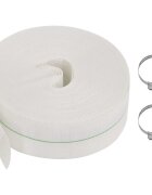 vidaXL Плосък маркуч 25 м 2" PE