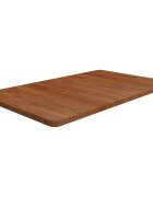 vidaXL Плот за баня тъмнокафяв 100x60x25 см обработено масивно дърво
