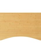 vidaXL Плот за бюро 100x60x4 см бамбук