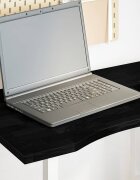 vidaXL Плот за бюро тъмнокафяв 80x60x25 см дъб масив правоъгълна