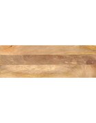 vidaXL Плот за маса 100x30x25 см правоъгълен манго масив