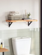 vidaXL Плот за маса 100x30x4 см правоъгълен акация масив