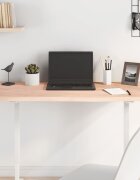 vidaXL Плот за маса 100x60x2 см необработен масивен дъб