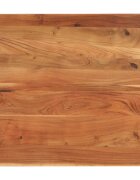 vidaXL Плот за маса 100x80x25 см правоъгълен акация масив