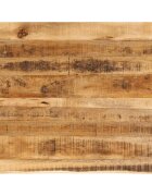 vidaXL Плот за маса 100x80x38cm Жив ръб Масивна дървесина Грубо манго