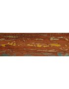 vidaXL Плот за маса 110x30x38 см правоъгълен регенерирано дърво масив