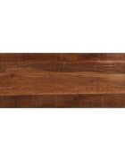 vidaXL Плот за маса 140x50x25 см правоъгълен регенерирано дърво масив