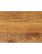 vidaXL Плот за маса 40x20x38 см правоъгълен масивна дървесина цвят манго