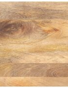 vidaXL Плот за маса 40x40x25 см квадратен мангово дърво масив