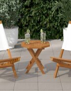 vidaXL Плот за маса 40x40x25 см осмоъгълен масивен бук