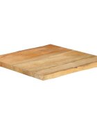 vidaXL Плот за маса 40x40x25 см жив ръб mасивно мангово дърво