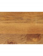 vidaXL Плот за маса 50x30x38 см правоъгълен масивна дървесина цвят манго