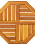 vidaXL Плот за маса 50x50x2 см осмоъгълен масивна дървесина акация