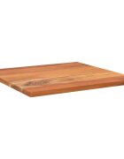 vidaXL Плот за маса 50x50x25 см квадратен масивна акация