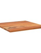 vidaXL Плот за маса 50x50x38 см квадратен масивна акация