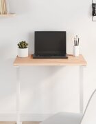 vidaXL Плот за маса 60x40x15 см правоъгълен масивен бук