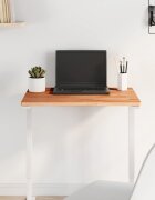 vidaXL Плот за маса 60x40x15 см правоъгълен масивен бук