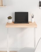 vidaXL Плот за маса 60x40x4 см правоъгълен масивен бук