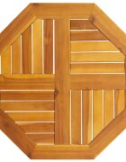 vidaXL Плот за маса 60x60x2 см осмоъгълен масивна дървесина акация